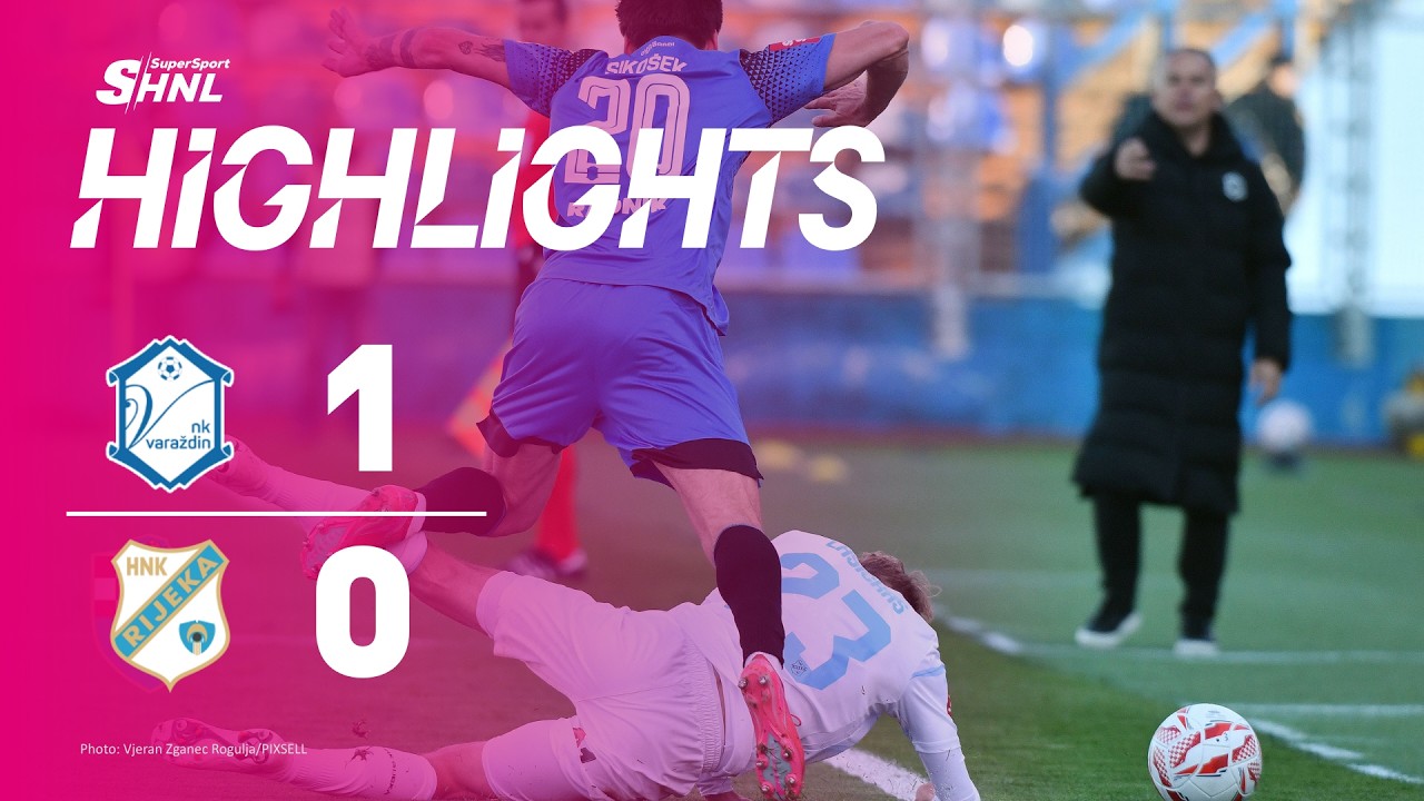 NK Varaždin vs HNK Rijeka Highlights