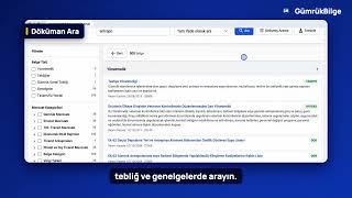 Mevzuat AI ve Döküman Ara: Gümrük Mevzuatında Arama | GümrükBilge