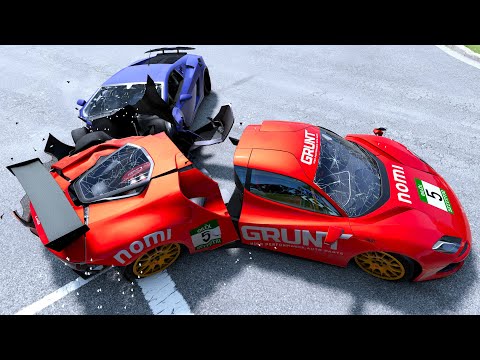 Realistic Accidents and Crashes in BeamNG Drive (Part 02)