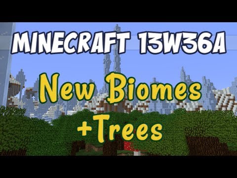 Minecraft Snapshot 13w36a - Amplified Biomes and Ice Fields!