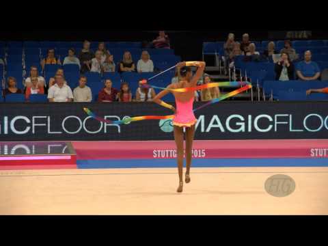 Grace LEGOTE (RSA) 2015 Rhythmic Worlds Stuttgart - Qualifications Ribbon
