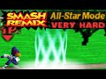 Smash Remix All Star Mode Gameplay With Falco VERY HARD