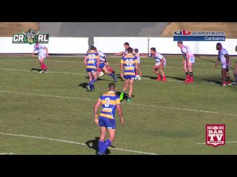 2017 Canberra RL 1st Grade Highlights Queanbeyan Blues v Woden