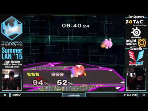 Tampa eSports Summer LAN 15 Melee - Losers Quarters - Sartron vs DrunkSloth