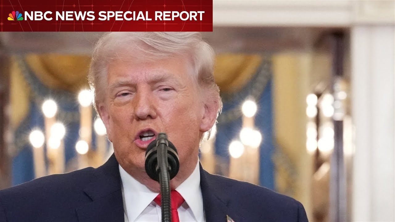 Special Report: President Trump delivers update on war with Iran