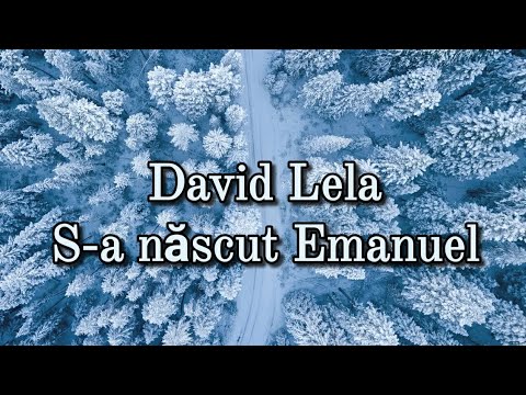 David Lela - S-a nascut Emanuel (Acoustic) Live