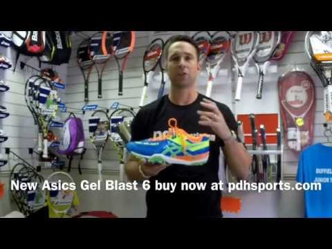 The fantastic new ASICS Gel-Blast 6: squash shoe review by PDHSports.com