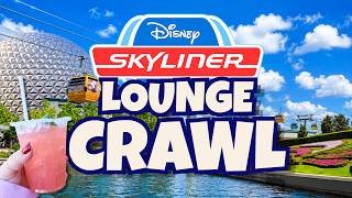 Disney's BEST Skyliner Lounge Crawl | 12 Bars You Need to Try (No Park Ticket Necessary!)