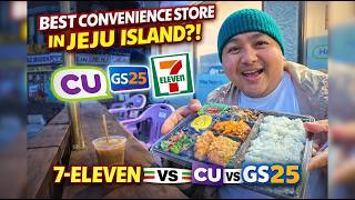 Ranking Korea’s Convenience Stores in Jeju 🇰🇷 | 7-Eleven vs CU vs GS25 Food Battle