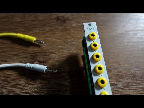 Tiptop Audio MIX7 Analogue Summing Mixer Module - Black image 4