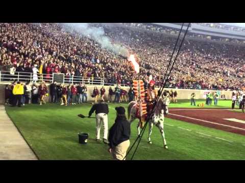 2014 FSU Homecoming Pregame: Osceola and Renegade