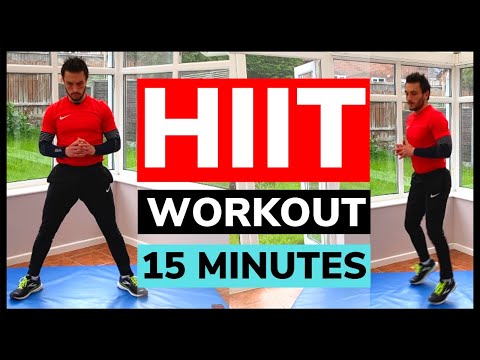 15 Min Sweat Workout // Full Body Fat Burning HIIT Class At Home