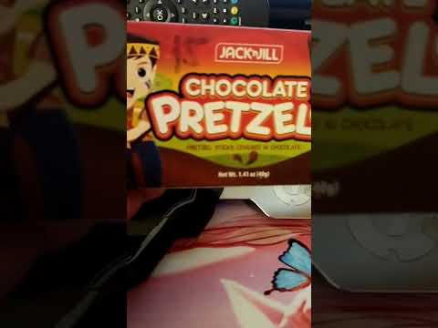 😀😛Pretzel Sticks | Chocolate Pretzels | #viral #trending #satisfying #asmr #youtubeshorts