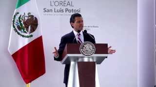 preview picture of video 'Inauguración de la planta L'Oreal, San Luis Potosí'