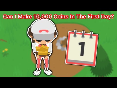 Can I Make 10,000 Coins On The FIRST Day? - Sneaky Sasquatch