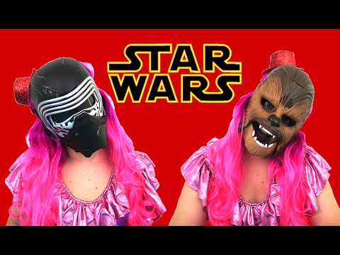 Star Wars Masks Chewbacca & Kylo Ren | TOY REVIEW | KiMMi THE CLOWN