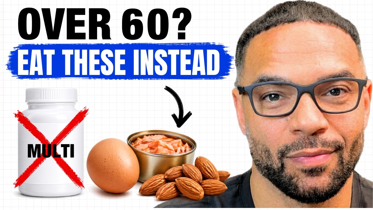 Coach CC Matthews explaining multivitamins and foods after 60