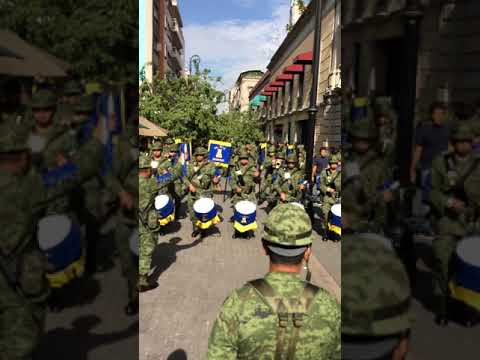 Mexican Military - Drum and horn #independenceday #sedena