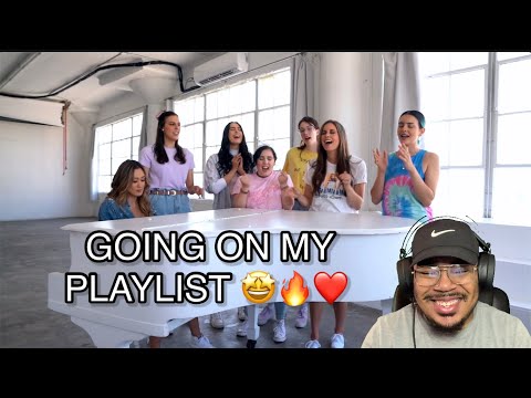 THEY BODIED THIS ❤️🔥 Billie Eilish - Ocean Eyes (Acoustic Cover ft. LaurDIY) | Cimorelli | REACTION