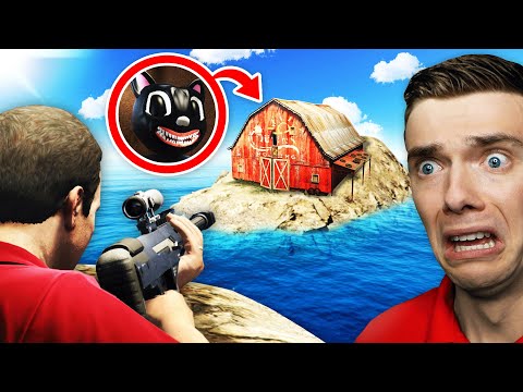 Finding CARTOON CAT'S HAUNTED HOUSE In GTA 5 (Scary)