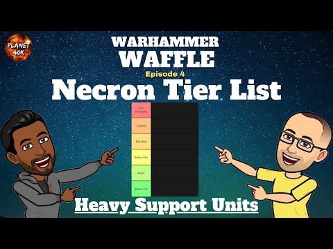 Necron Codex - Tier List - HEAVY SUPPORT - 9th Edition - Warhammer 40k