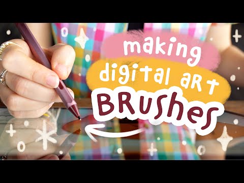 How To Make Digital Art Brushes for Procreate + Photoshop | My Full Process