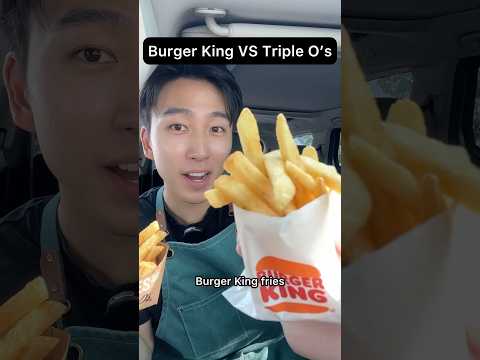 Burger King VS Triple O’s (Classic Fries Face-off) Pt.1 #fastfoodreviews #fries #foodreview
