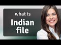Indian File Definition Of INDIAN FILE