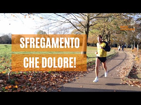 Sfregamento cosce, natiche e capezzoli con la corsa