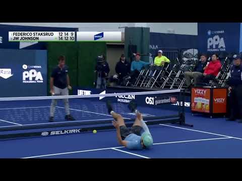 Federico Staksrud gets caught in the kitchen