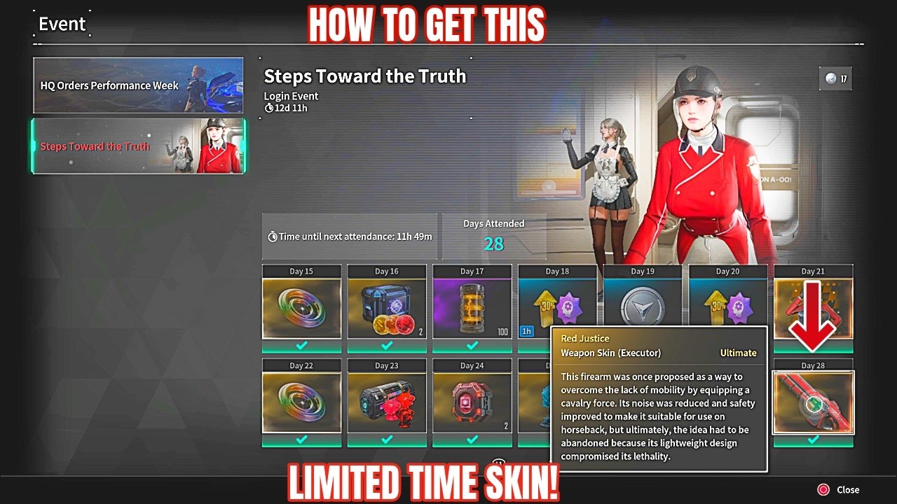 How To Get Red Justice Skin For Executor!-The First Descendant