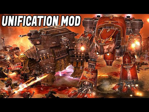 Unification mod (Survival) - Blood Ravens & Titans vs Orks | Warhammer 40k: Dawn of War - Soulstorm