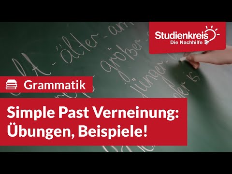Simple Present Verneinungen: Übungen, Beispiele! | Englisch verstehen mit dem Studienkreis