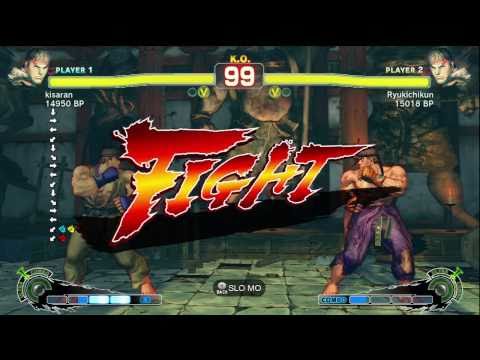 Ryukichikun [Ryu] vs kisaran [Ryu] SSF4 Japanese Online Ranked Matches - TRUE-HD