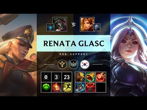 Renata Glasc Support vs Leona - KR Challenger Patch 25.S1.2