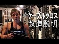 【ワイルドフィット】新ケーブルクロス改造・説明【家トレ DIY】マルチステーション パワーラック