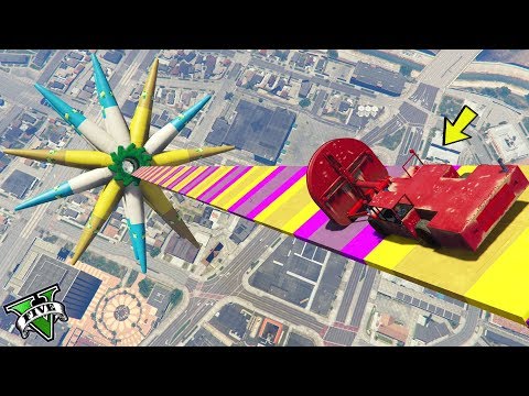 GTA 5 ONLINE 🐷 MEGA RAMPA RARA !!! 🐷 PARKOUR STATION 🐷N*357🐷 GTA 5 ITA 🐷 DAJE !!!