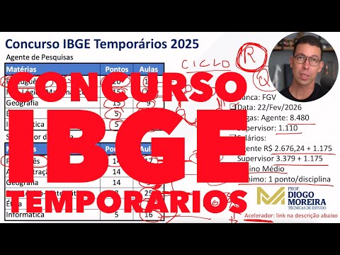 IBGE Temporary Employee Exam 2025: analysis of the official notice and study tips.