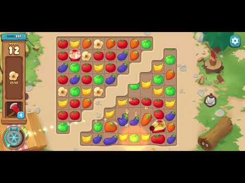 We Bare Bears Match3 Repairs Level 201 - No Boosters