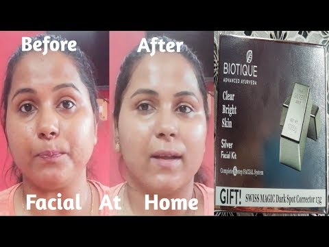Magical Facial at Home Using Biotique Silver Facial Kit