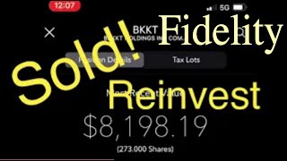 Good ROI-Sold Fidelity Specific Stock