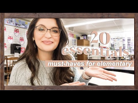 20 Teaching Essentials for Elementary Teachers! (Classroom Must Haves)