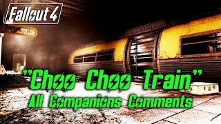 Fallout 4 - &quot;Choo Choo Train&quot; - All Companions Comments + Puzzle Solution