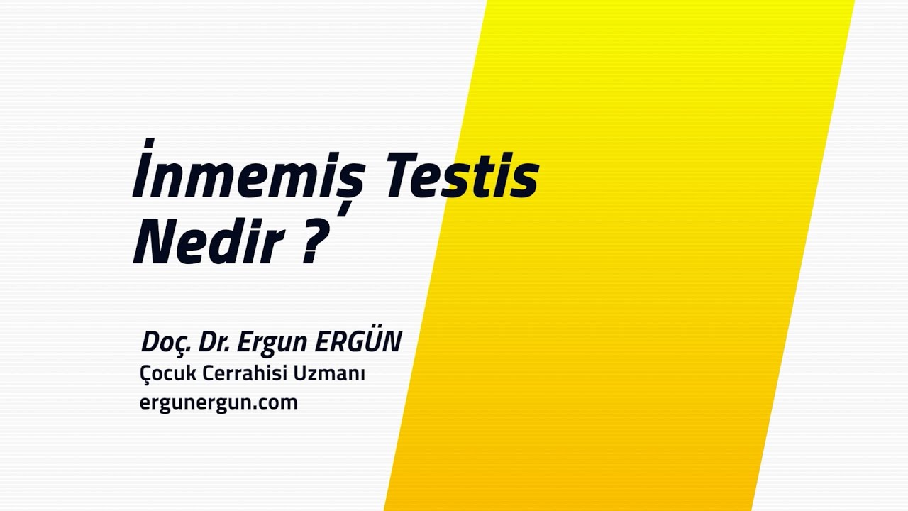 İnmemiş Testis Nedir ?