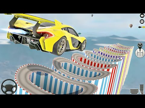 Crazy Mega Ramp Car Stunts 2024 - GT Impossible Sports Car Racing 3d - Android Gameplay