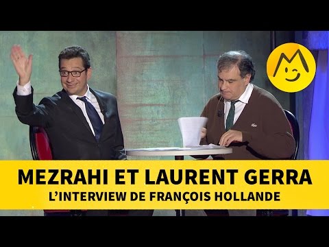 Mezrahi et Laurent Gerra - L'interview de François Hollande Montreux Comedy