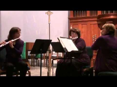 Elle Flute Trio plays Habanera from Carmen, with d'amore & alto flute
