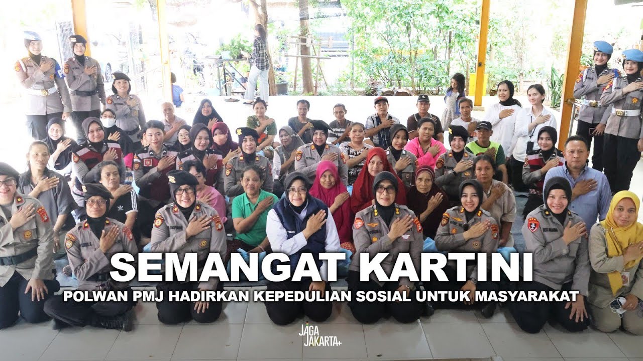 Semangat Kartini, Polwan Polda Metro Jaya Hadirkan Kepedulian Sosial Untuk Masyarakat