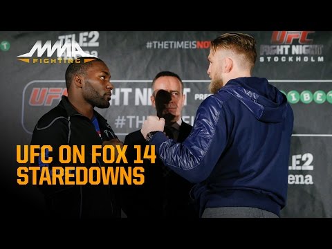 UFC on FOX 14 media day staredowns