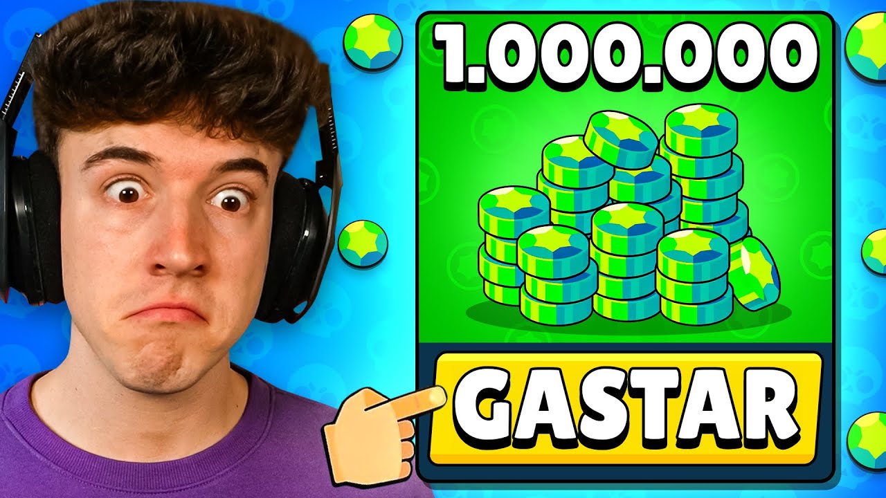 ¿QUE PUEDES COMPRAR SI GASTAS 1.000.000 de GEMAS en BRAWL STARS?